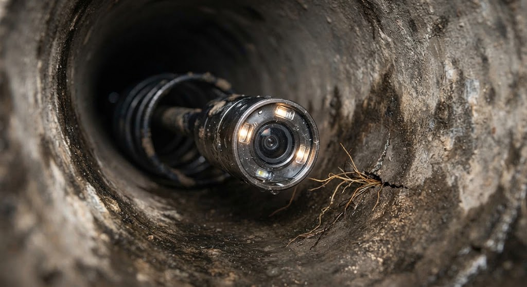 sewer line leak detection Fair Lawn technician conducting camera lateral inspection